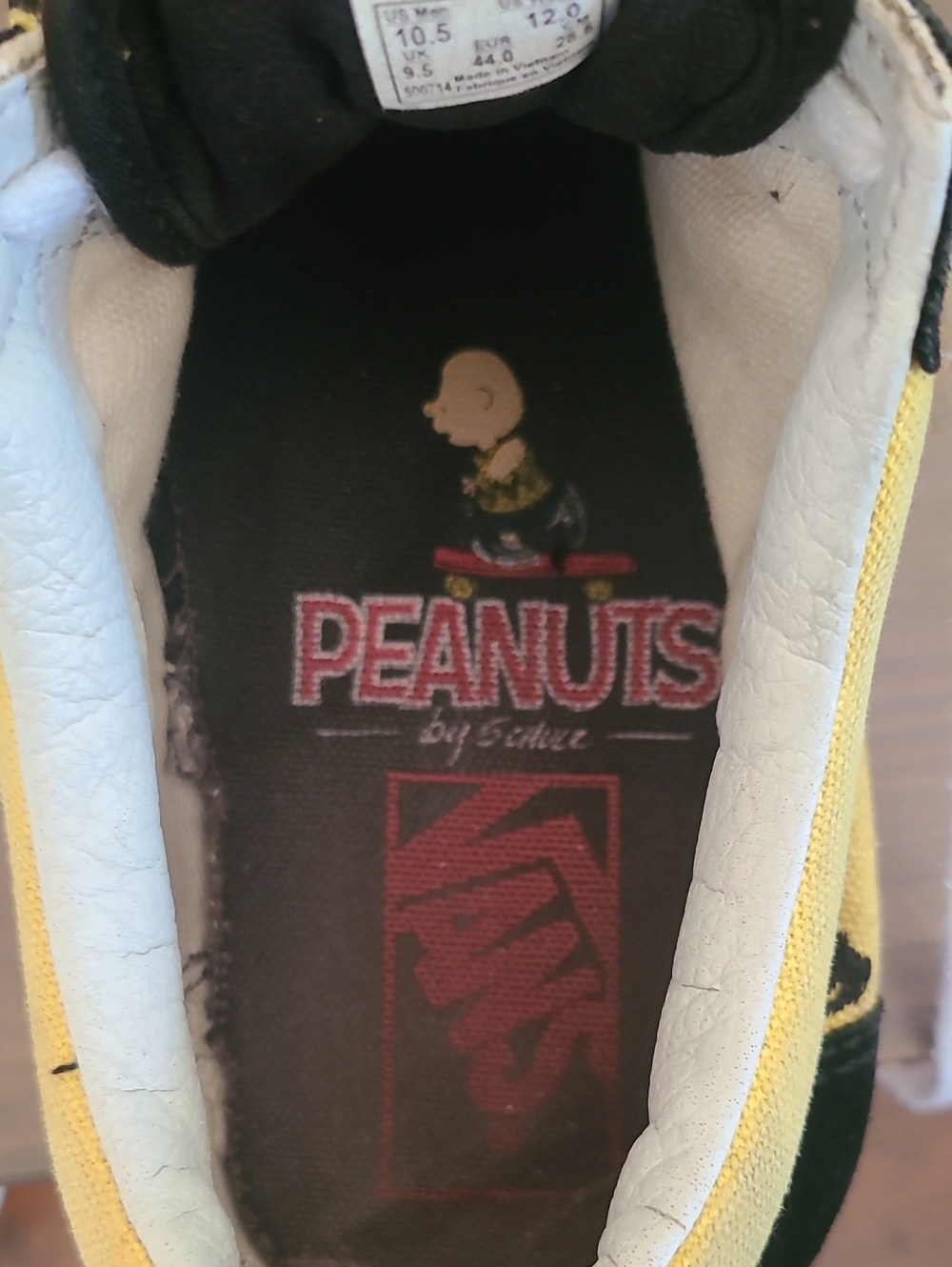 Vans Peanuts Good Grief Old Skool Sneakers Size 10.5 - Picture 5 of 16